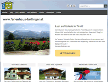 Tablet Screenshot of ferienhaus-bellinger.at